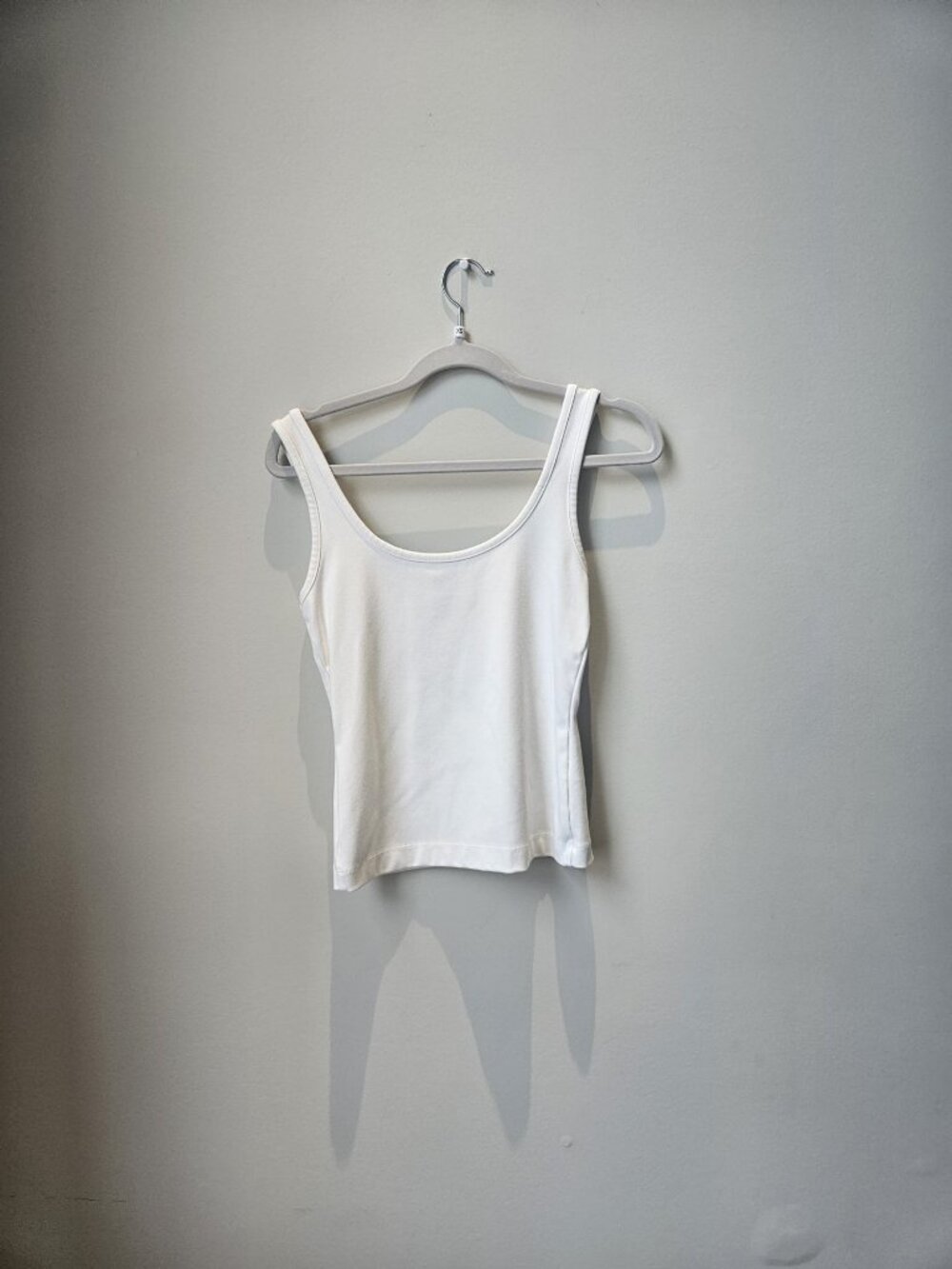 Club Monaco White Stretch Tank Top ~ XS